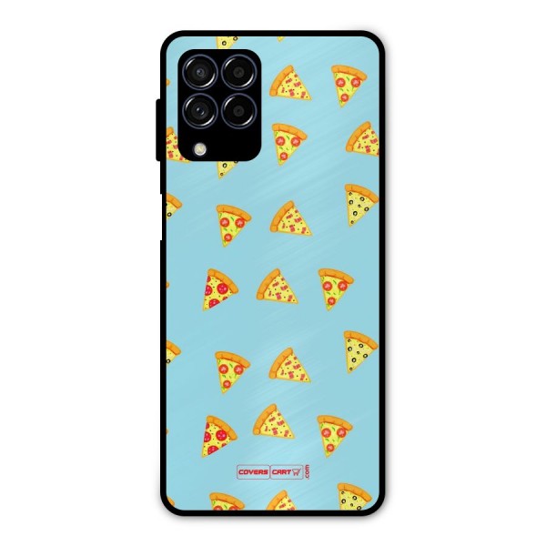 Cute Slices of Pizza Metal Back Case for Galaxy M53 5G