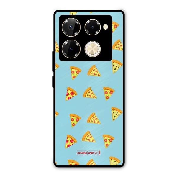 Cute Slices of Pizza Metal Back Case for Infinix Note 40 Pro
