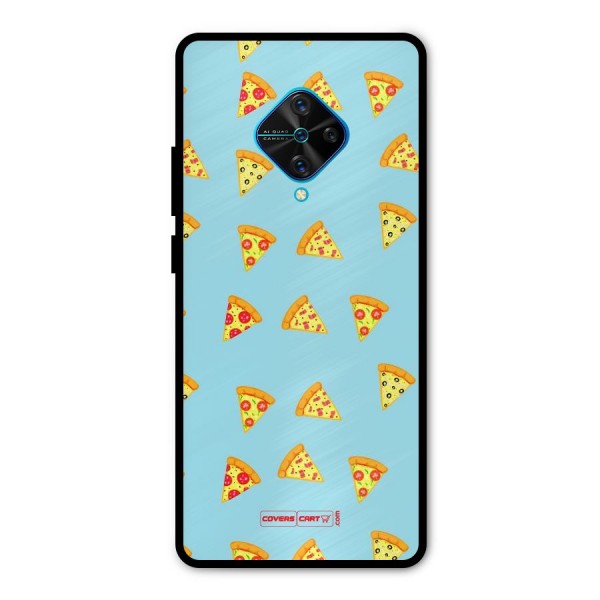 Cute Slices of Pizza Metal Back Case for Vivo S1 Pro