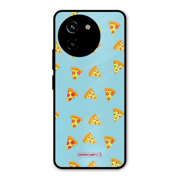 Cute Slices of Pizza Metal Back Case for Vivo Y200i
