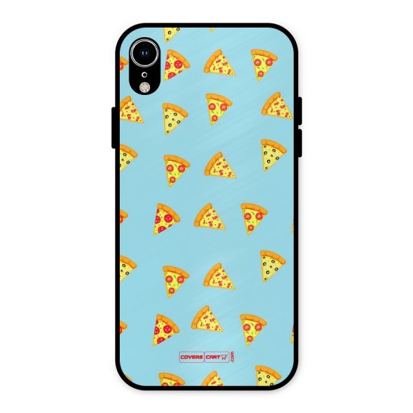 Cute Slices of Pizza Metal Back Case for iPhone XR