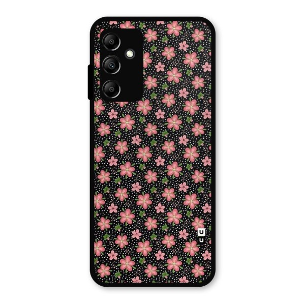 Cute Tiny Flowers Metal Back Case for Galaxy A14 5G