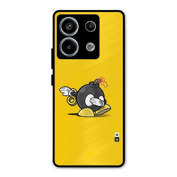 Dab Bomb Metal Back Case for Redmi Note 13 Pro 5G