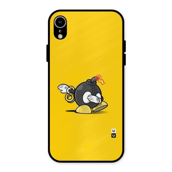 Dab Bomb Metal Back Case for iPhone XR