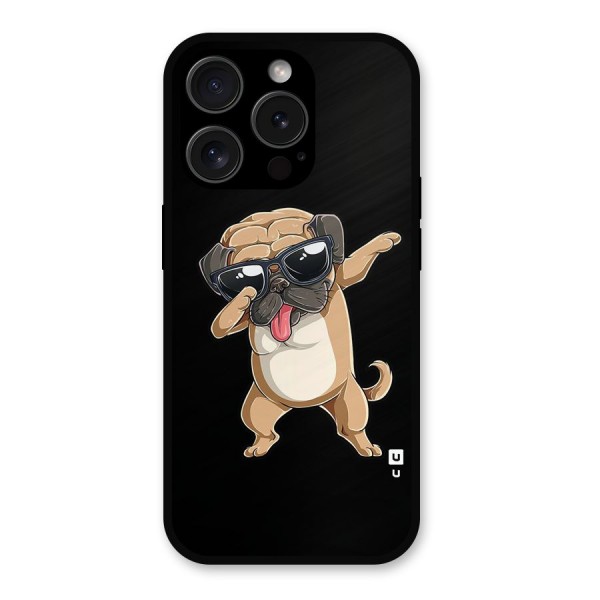 Dab Cool Dog Metal Back Case for iPhone 15 Pro