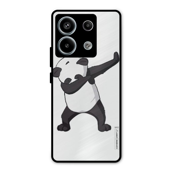 Dab Panda Shoot Metal Back Case for Redmi Note 13 Pro 5G