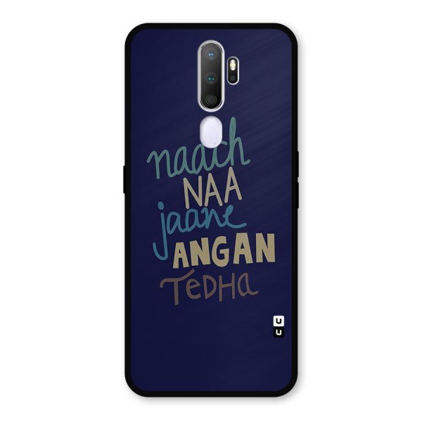 Dance Words Metal Back Case for Oppo A9 (2020)
