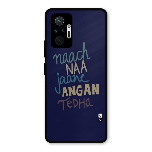Dance Words Metal Back Case for Redmi Note 10 Pro