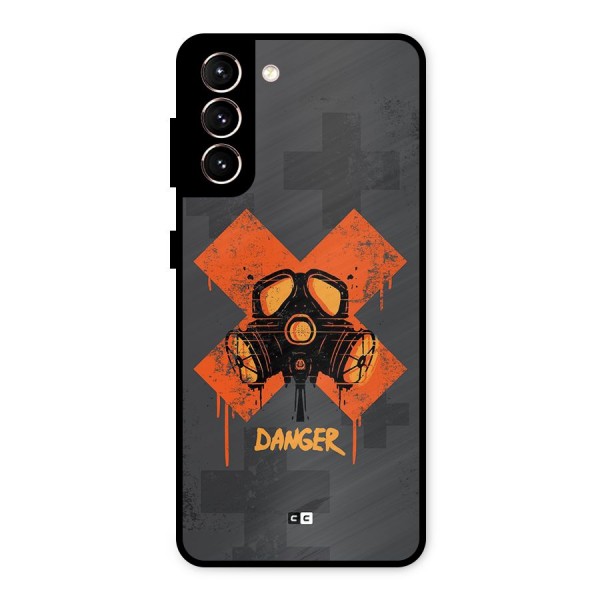 Danger Mask Metal Back Case for Galaxy S21 5G