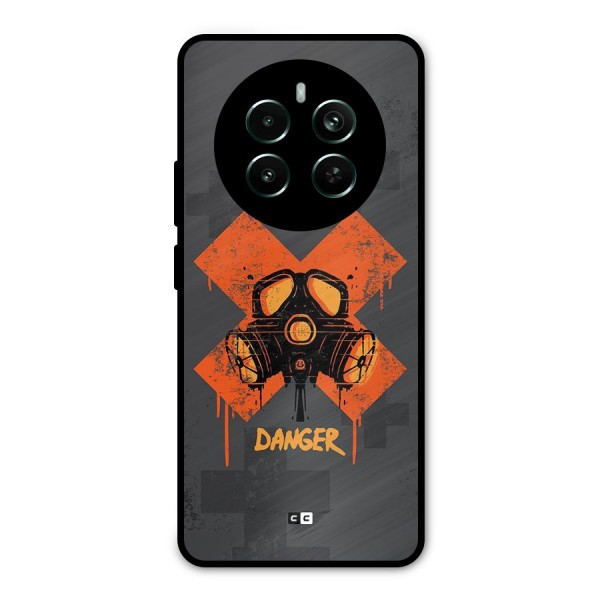 Danger Mask Metal Back Case for Realme 12 Plus