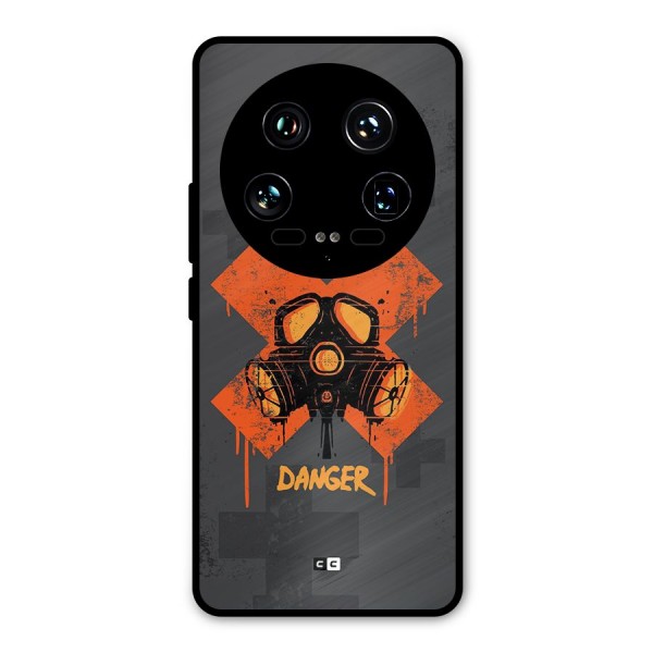 Danger Mask Metal Back Case for Xiaomi 14 Ultra