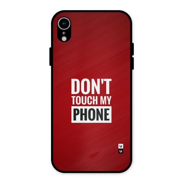 Dare To Touch Metal Back Case for iPhone XR