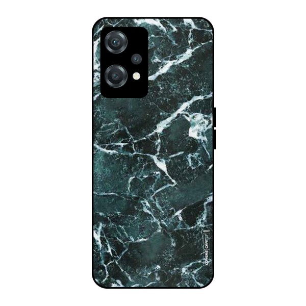 Dark Green Marble Metal Back Case for OnePlus Nord CE 2 Lite 5G