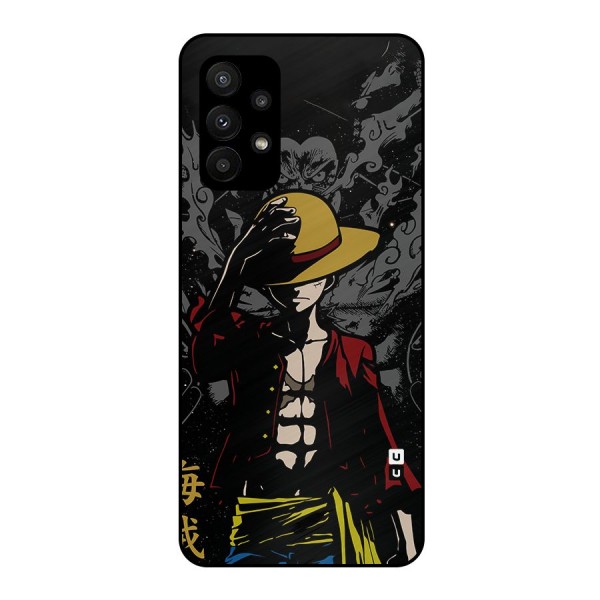 Dark Luffy Art Metal Back Case for Galaxy A23