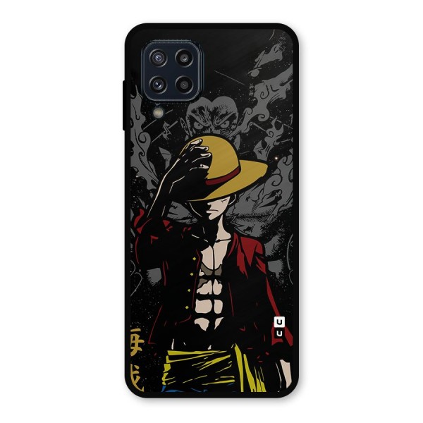 Dark Luffy Art Metal Back Case for Galaxy M32