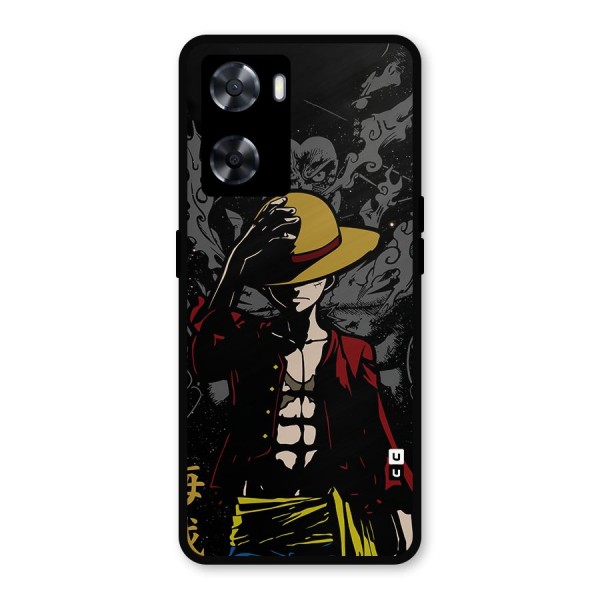 Dark Luffy Art Metal Back Case for OnePlus Nord N20 SE