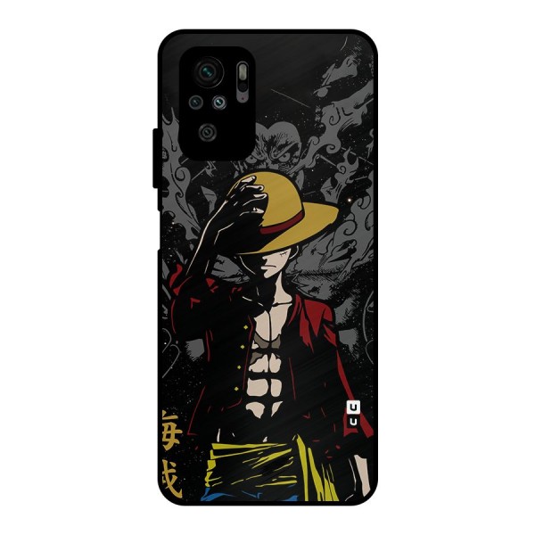 Dark Luffy Art Metal Back Case for Redmi Note 11 SE