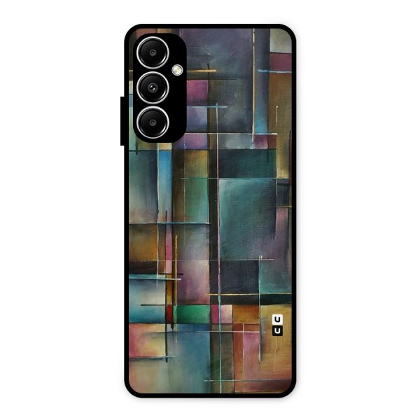 Dark Square Shapes Metal Back Case for Galaxy A05s