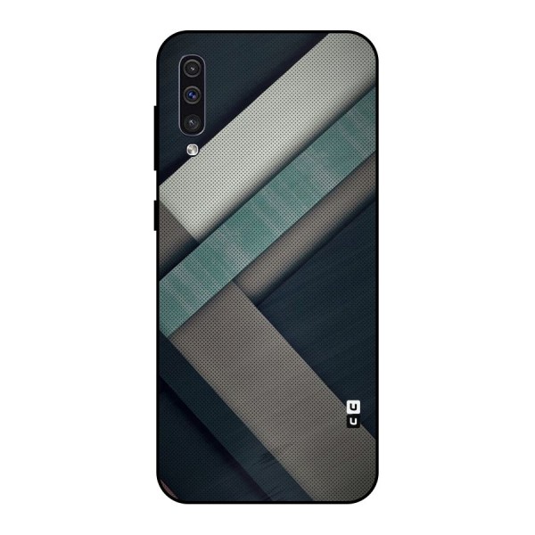 Dark Stripes Metal Back Case for Galaxy A30s