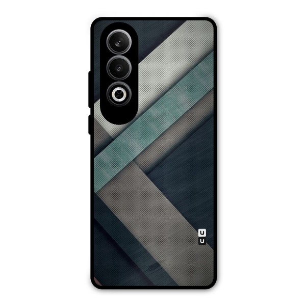 Dark Stripes Metal Back Case for OnePlus Nord CE4