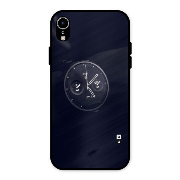 Dark Watch Metal Back Case for iPhone XR