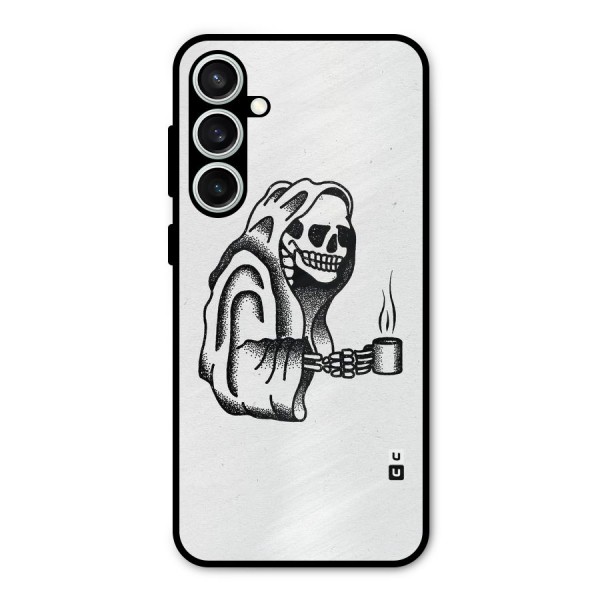 Dead But Coffee Metal Back Case for Galaxy S23 FE