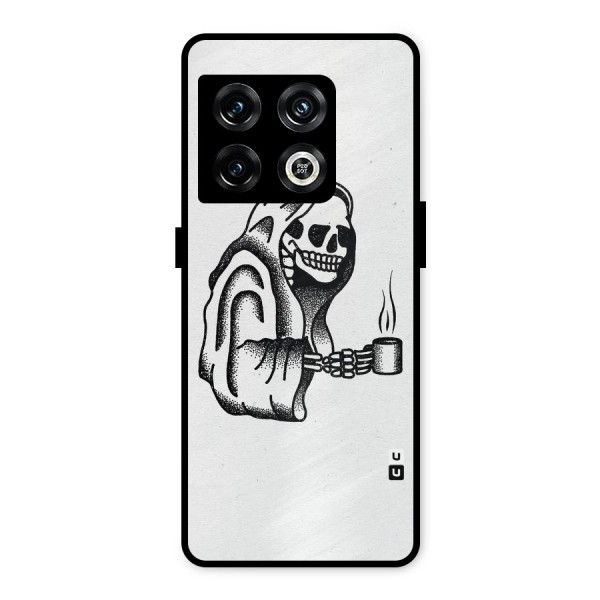 Dead But Coffee Metal Back Case for OnePlus 10 Pro 5G