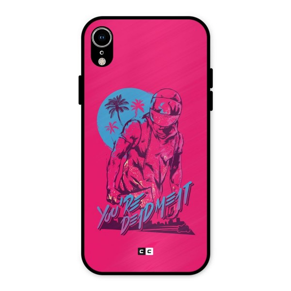 Dead Meat Metal Back Case for iPhone XR