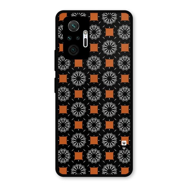 Decorative Wrapping Pattern Metal Back Case for Redmi Note 10 Pro