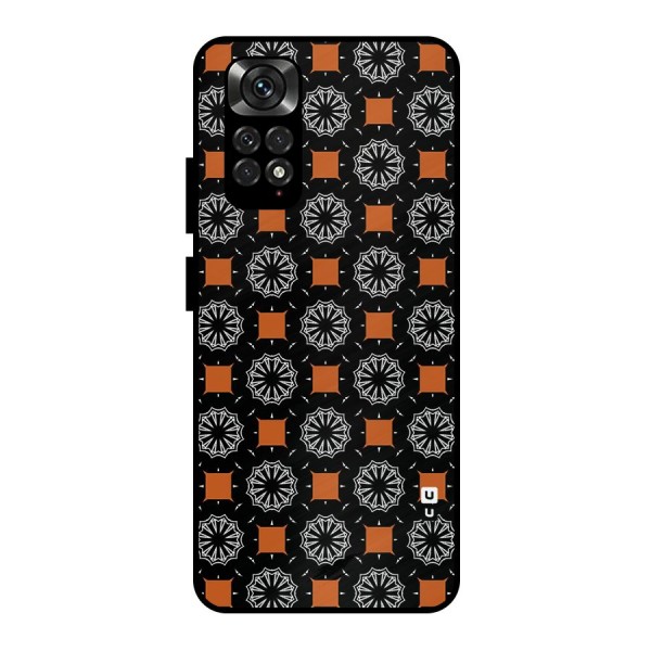 Decorative Wrapping Pattern Metal Back Case for Redmi Note 11 Pro