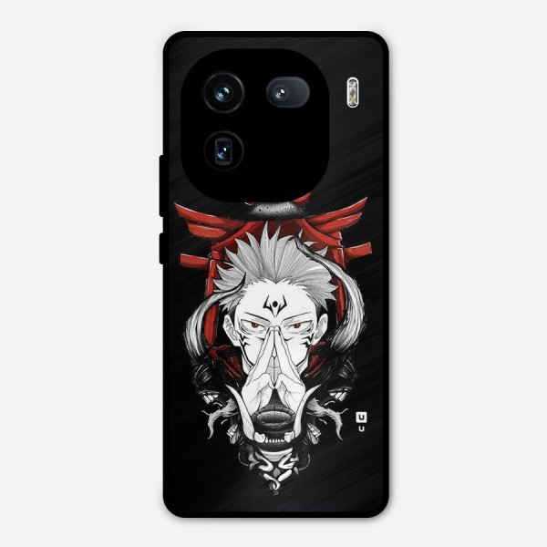 Demon King Sukuna Metal Back Case for iQOO 12