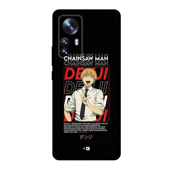 Denji Chainsaw Man Original Polycarbonate Back Case for Xiaomi 12 Pro