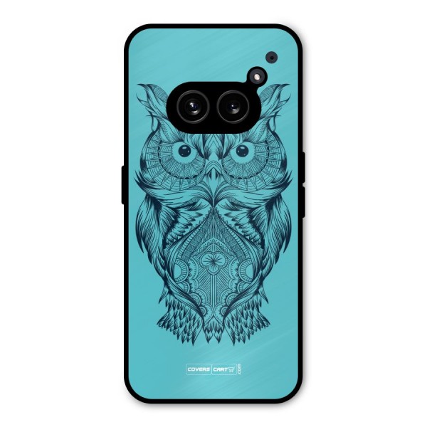 Designer Owl Metal Back Case for Nothing Phone 2a