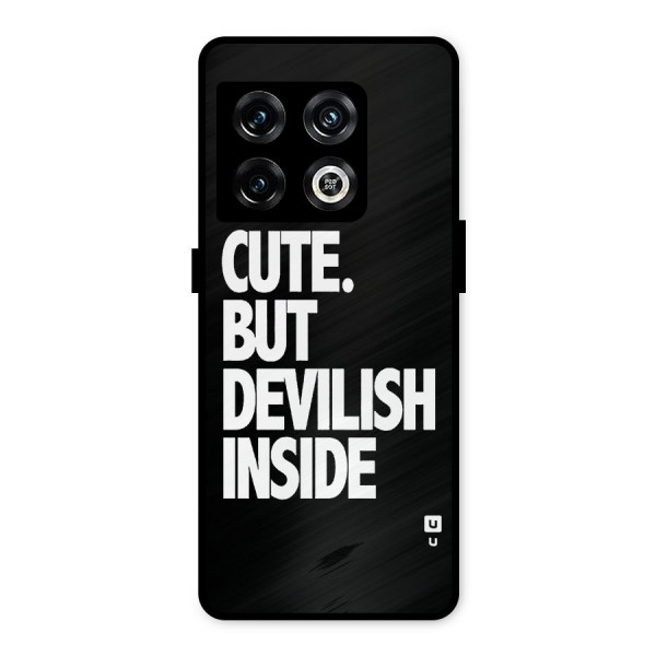 Devil Inside Metal Back Case for OnePlus 10 Pro 5G