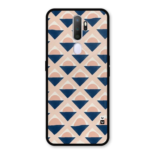 Diamond Circle Pattern Metal Back Case for Oppo A9 (2020)