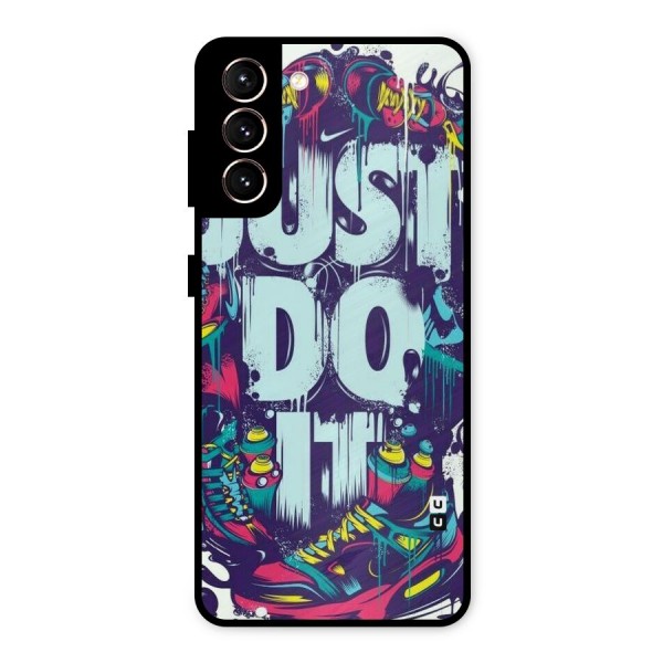 Do It Abstract Metal Back Case for Galaxy S21 5G