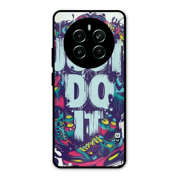 Do It Abstract Metal Back Case for Realme 12 Plus