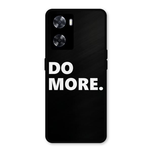 Do More Metal Back Case for Oppo A77s