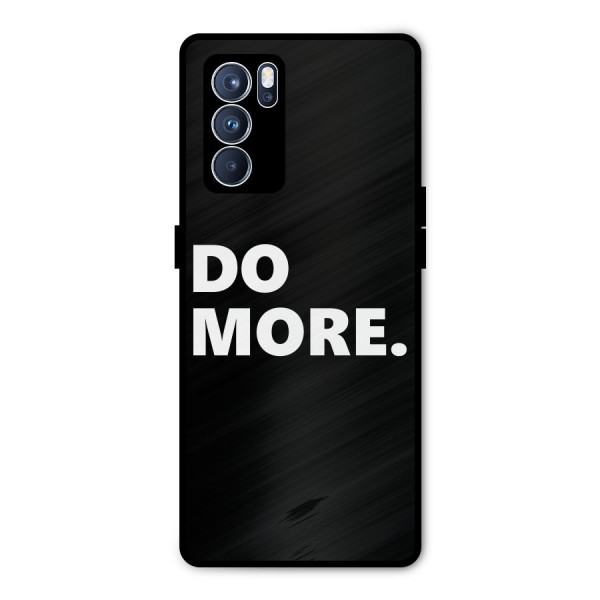 Do More Metal Back Case for Oppo Reno6 Pro 5G
