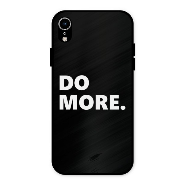 Do More Metal Back Case for iPhone XR