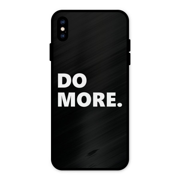 Do More Metal Back Case for iPhone XS Max