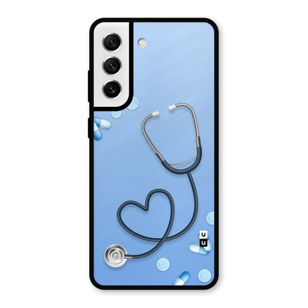 Doctors Stethoscope Metal Back Case for Galaxy S21 FE 5G