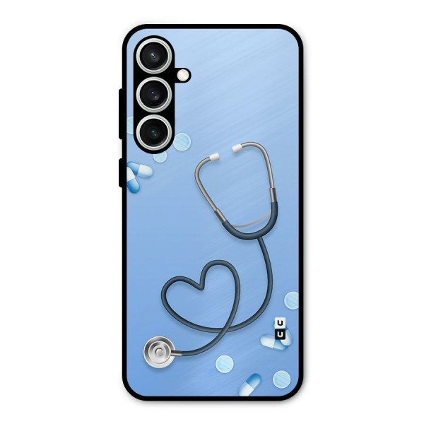 Doctors Stethoscope Metal Back Case for Galaxy S23 FE