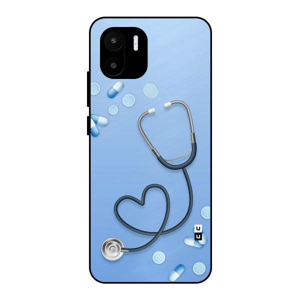 Doctors Stethoscope Metal Back Case for Redmi A1+