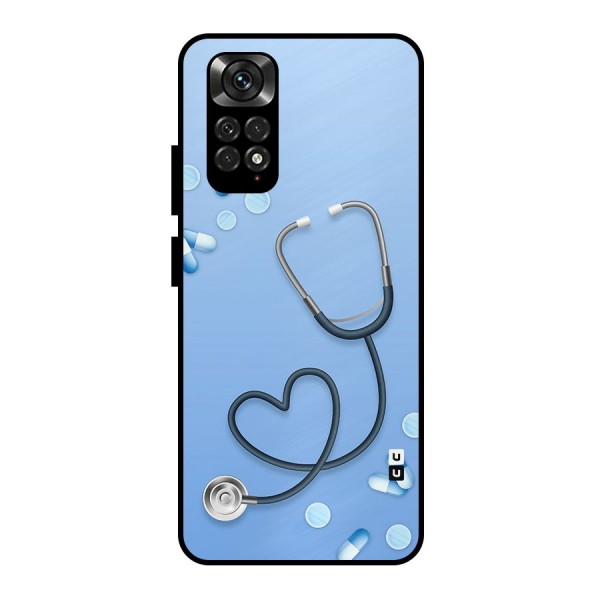 Doctors Stethoscope Metal Back Case for Redmi Note 11 Pro