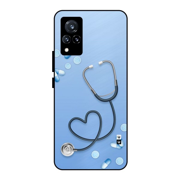 Doctors Stethoscope Metal Back Case for Vivo V21 5G