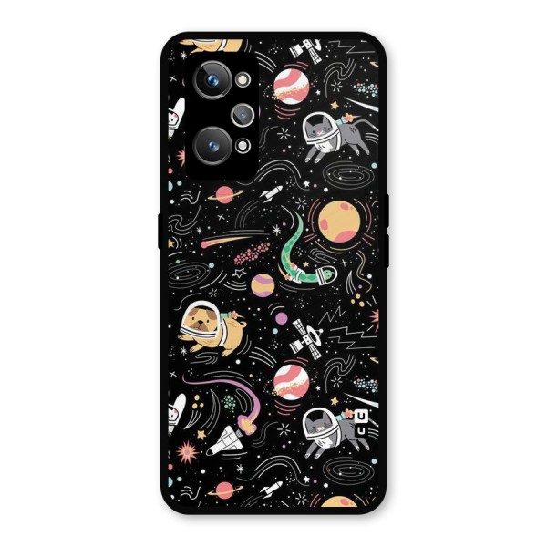 Dog Planetarium Metal Back Case for Realme GT 2