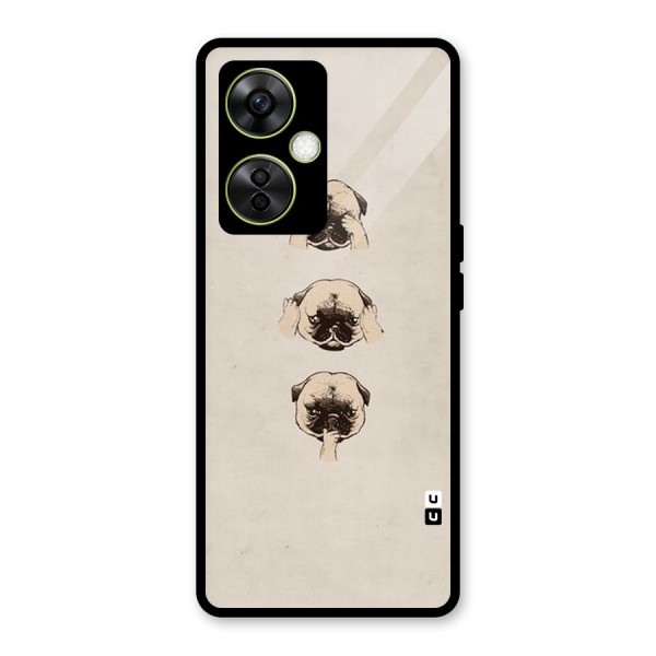 Doggo Moods Glass Back Case for OnePlus Nord CE 3 Lite