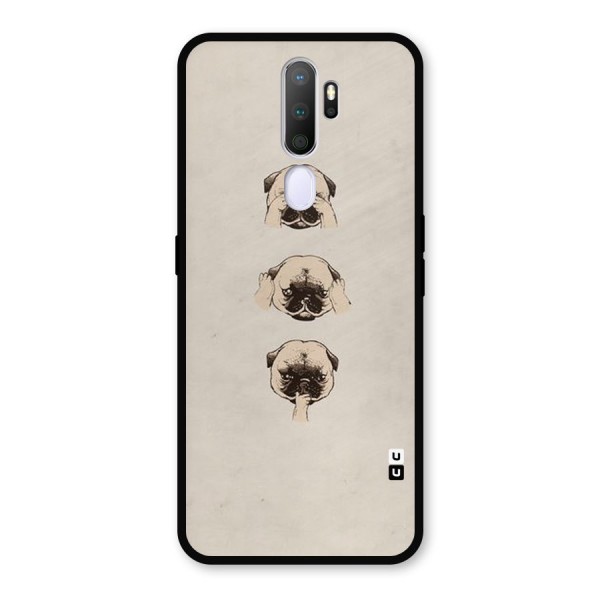 Doggo Moods Metal Back Case for Oppo A9 (2020)