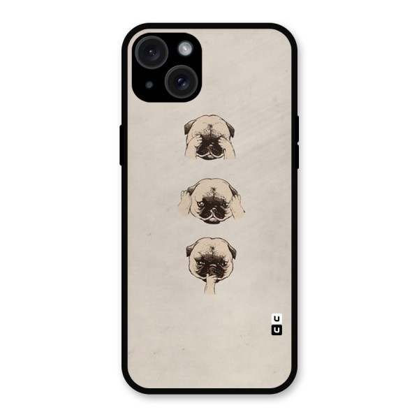 Doggo Moods Metal Back Case for iPhone 15 Plus